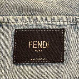 Authentic Fendi Faded Denim Blue Jeans Men’s Size 32”x30”